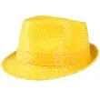 kapelusz neon fedora zolty boland