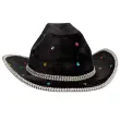 kapelusz piankowy na karnawal country kowboj dziki zachod western czarny