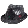 kapelusz swiecacy czarny