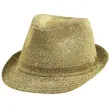 kapelusz swiecacy zloty brokat