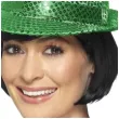 kapelusz swiety patryk cekinowy zielony smiffys