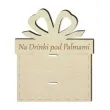 karnet na banknot na drinki pod palmami 85x100 mm