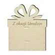 karnet na banknot w dniu urodzin 85x100 mm
