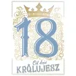kartka okolicznosciowa 18 urodziny korona krola henry a5