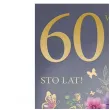 kartka okolicznosciowa 60 urodziny tort henry a5