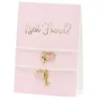 kartka okolicznosciowa bedziesz moim przyjacielem bransoletka rozowa partydeco 10 5 x 14 8 cm