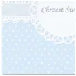 kartka okolicznosciowa chrzest sw dla chlopca paw 15 4 x 15 4 cm
