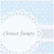 kartka okolicznosciowa chrzest sw dla chlopca paw 15 4 x 15 4 cm