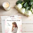 kartka okolicznosciowa dziewczynka w albie prezent pamiatka na komunie swieta 15x15 cm