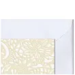 kartka okolicznosciowa mlodej parze bezowa koronka paw 17 6 x 12 5 cm