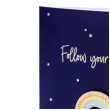 kartka okolicznosciowa tecza follow your dreams z koperta partydeco 10 5 x 14 8 cm