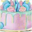 kartka okolicznosciowa urodziny tort henry 15 x 15 cm