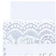 kartka okolicznosciowa w dniu slubu koronka paw 15 4 x 15 4 cm