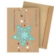 kartka okolicznosciowa wesolych swiat eko gwiazdka turkusowa maki b6