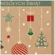 kartka okolicznosciowa wesolych swiat eko wiszace ozdoby maki b6