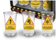 kieliszki do wodki znaki drogowe bgtech 6 szt