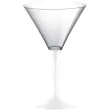 kieliszki jednorazowe martini aperitif biale goldplast 185 ml 10 szt
