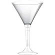 kieliszki jednorazowe martini aperitif transparentne goldplast 185 ml 10 szt