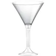 kieliszki jednorazowe martini aperitif transparentne goldplast 185 ml 6 szt