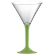 kieliszki jednorazowe martini aperitif zielone jasne goldplast 185 ml 10 szt