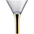 kieliszki jednorazowe martini aperitif zlote chrom goldplast 185 ml 10 szt