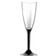 kieliszki jednorazowe szampan long czarne goldplast 120 ml 10 szt