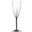 kieliszki jednorazowe szampan long srebrny chrom goldplast 120 ml 10 szt