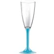 kieliszki jednorazowe szampan long turkusowe goldplast 120 ml 10 szt