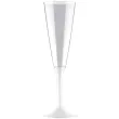 kieliszki jednorazowe szampan long xl biale goldplast 160 ml 10 szt