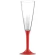 kieliszki jednorazowe szampan long xl czerwone goldplast 160 ml 10 szt