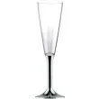 kieliszki jednorazowe szampan long xl srebrne chrom goldplast 160 ml 10 szt