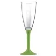 kieliszki jednorazowe szampan long zielone jasne goldplast 120 ml 10 szt