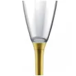 kieliszki jednorazowe szampan long zlote goldplast 120 ml 10 szt