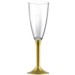 kieliszki jednorazowe szampan long zlote goldplast 120 ml 10 szt