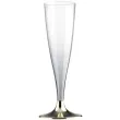 kieliszki jednorazowe szampan premium zloty chrom goldplast 140 ml 6 szt