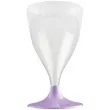kieliszki jednorazowe wino claassic liliowe goldplast 200 ml 10 szt
