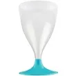 kieliszki jednorazowe wino claassic turkusowe goldplast 200 ml 10 szt