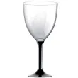 kieliszki jednorazowe wino xl czarne goldplast 300 ml 10 szt