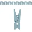 klamerki drewniane 2 5 cm blekitne santex 24 szt