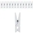 klamerki drewniane 3 5 cm biale santex 12 szt