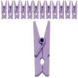 klamerki drewniane 3 5 cm fioletowe santex 12 szt