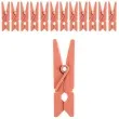klamerki drewniane 3 5 cm koralowe santex 12 szt