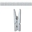 klamerki drewniane srebrne metaliczne santex 2 5 cm 24 szt