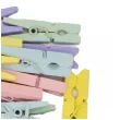 klamerki ozdobne drewniane pastelowe jasne mix aliga 25 szt 3 cm