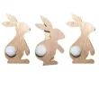klamerki ozdobne kroliczki z ogonkiem titanum 6 szt