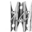 klamerki ozdobne plastikowe metaliczne srebrny aliga 12 szt 3 5 cm