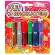 klej z brokatem zestaw mix 6 6 ml 6 szt aliga