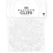 klipsy do zaciskania balonow bialy partypal 100 szt