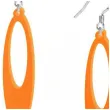 kolczyki elipsy classic pomaranczowe 15x50 mm