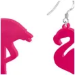 kolczyki flamingi classic rozowe 35x60 mm